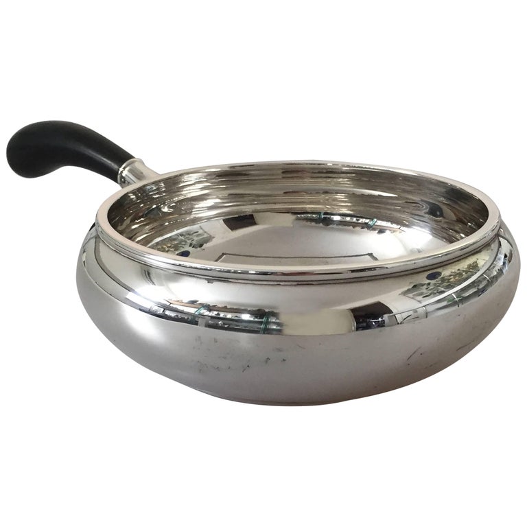 Danish Svend Toxvaerd Sterling Silver Sauce Pan with Handle For Sale