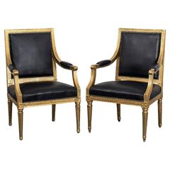 Armchairs Pair Swedish Gustavian Sweden 4