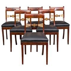 Set of Six Dining Chairs 19th Century England 5