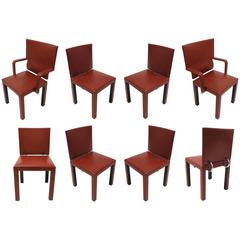 Eight Dining Chairs by Paolo Piva for B+B Italia Designed in 1985, Italy