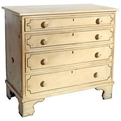 Antique English Painted Chest of Drawers