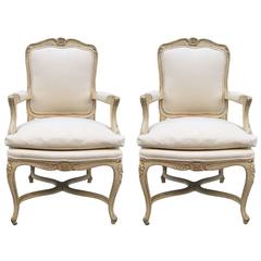 Pair of Louis XIV Style Armchairs 10