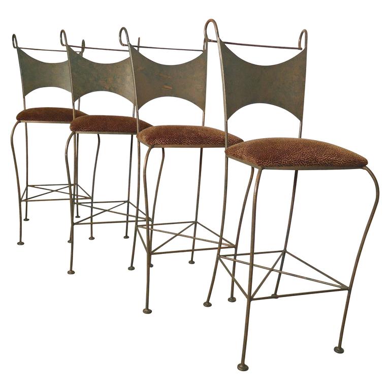 Four ShaverHoward Bar Stools at 1stDibs shaver howard bar stools