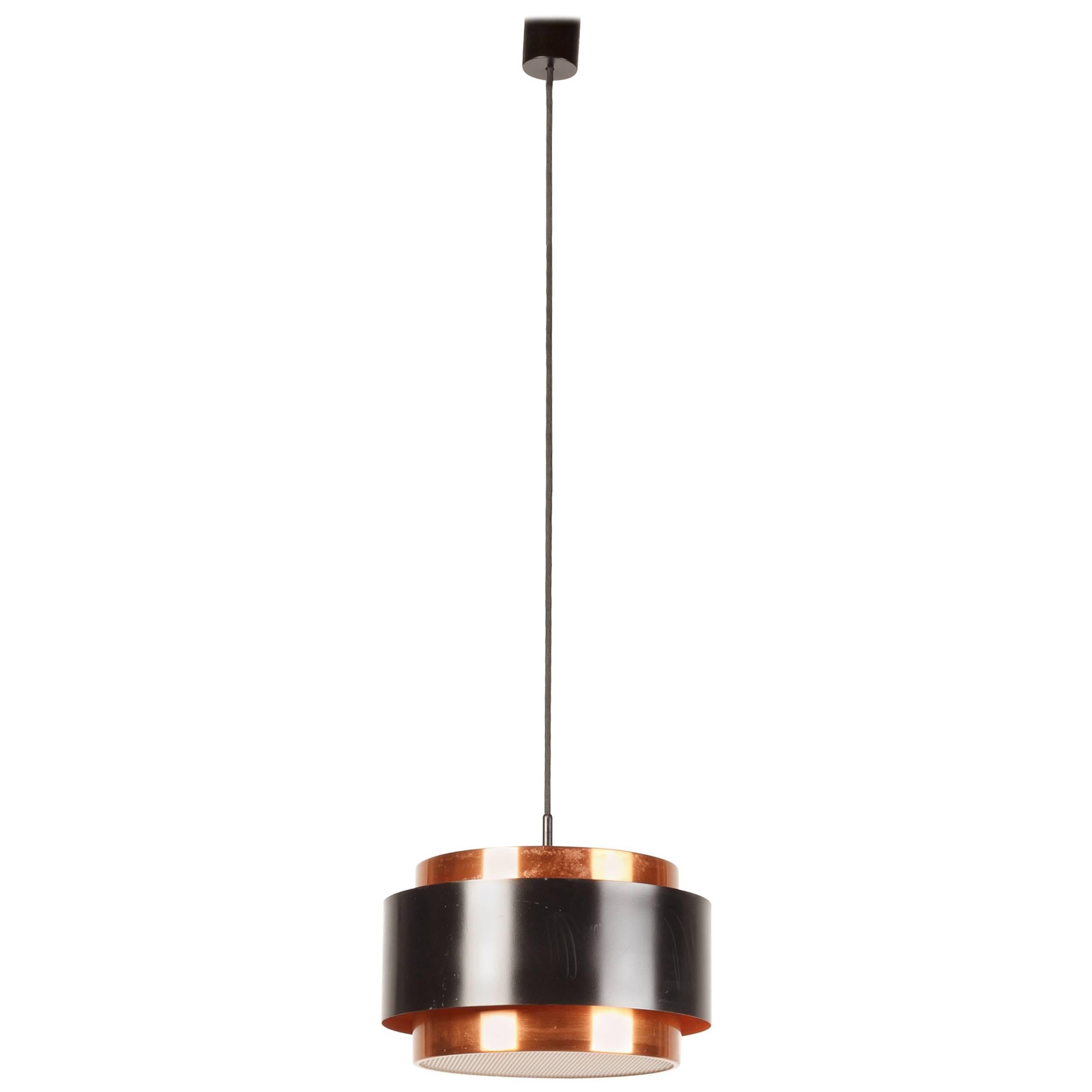 Danish Saturn Copper Pendant by Jo Hammerborg for Fog & Morup 