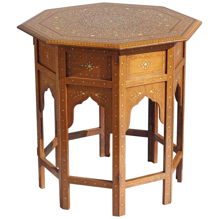 Kashmiri Side Table For Sale at 1stdibs
