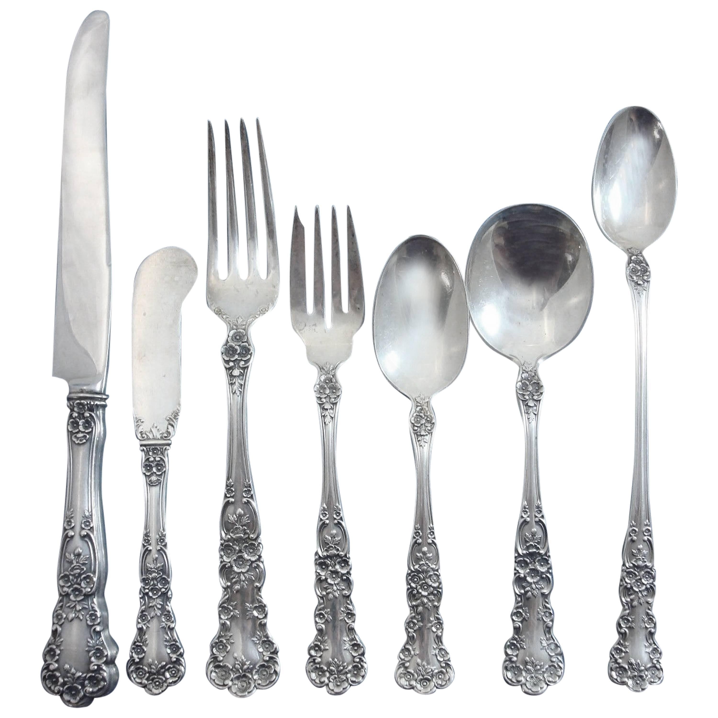 Buttercup by Gorham Sterling Silver Dinner Flatware Set for 18 Service 133 Pcs
