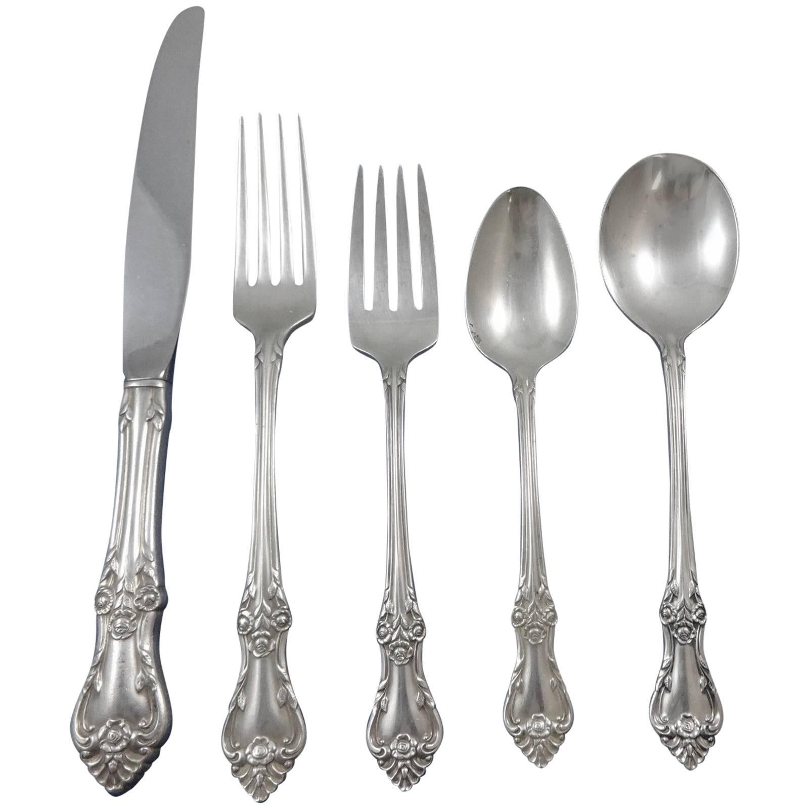 Afterglow by Oneida Sterling Silver Flatware Set for 18 Service 94 Pieces Huge!