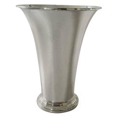 Georg Jensen, 1920s Hammered Sterling Silver Vase 5