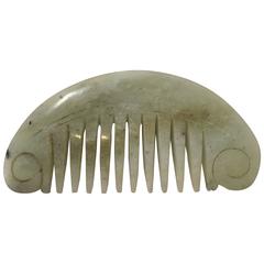 Antique Jade Comb