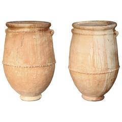 Large Oversized Moroccan Planters, Olive Oil Jars