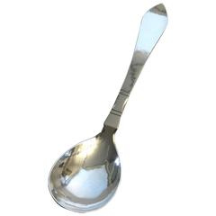 Georg Jensen Continental Silver Serving Spoon