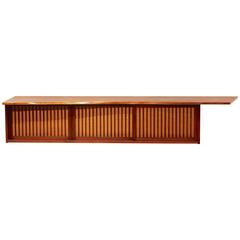 Vintage Wall Hung Case by George Nakashima, 1964