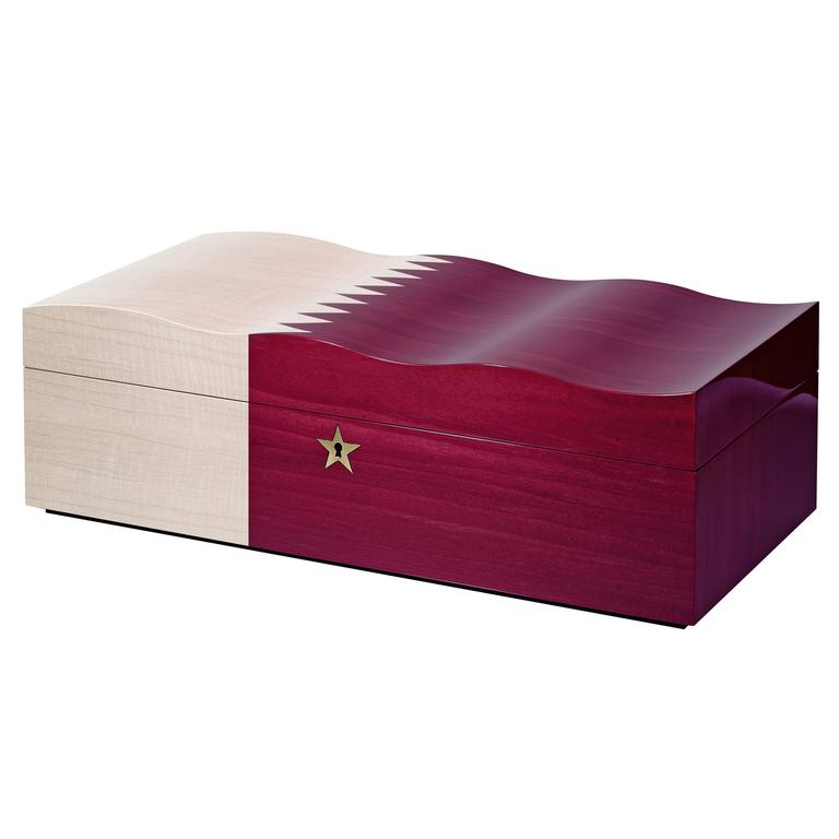 Qatari Flag Humidor at 1stDibs