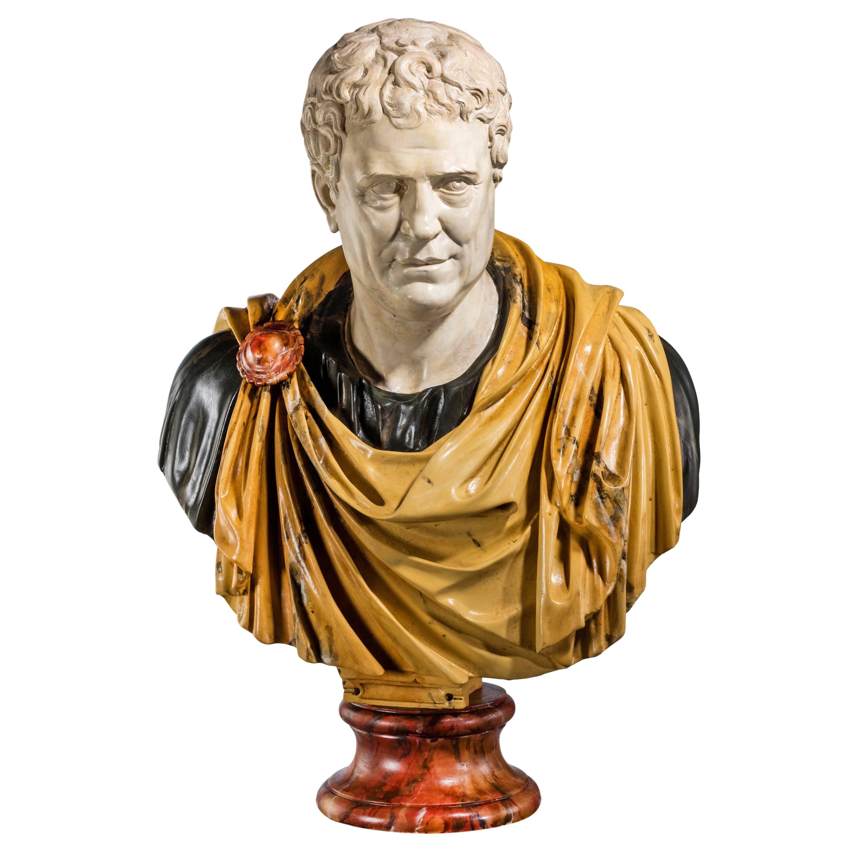 Bust of a Roman Popularis Politician Tiberius Gracchus