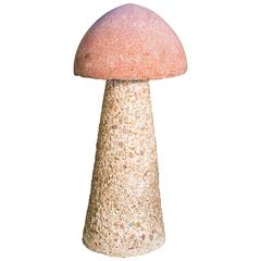 Vintage Mid Century French Mushroom Garden Sculpture