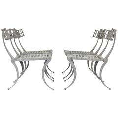 Set of Four Thinline Klismos Chairs