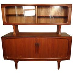 Vintage Midcentury Danish Hutch by Falster