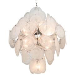 Clear Pulegoso Disc Chandelier 6
