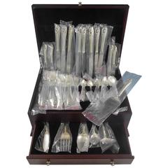 Lily of the Valley by Gorham Sterling Silver Flatware Set Dinner Size for Eight 1