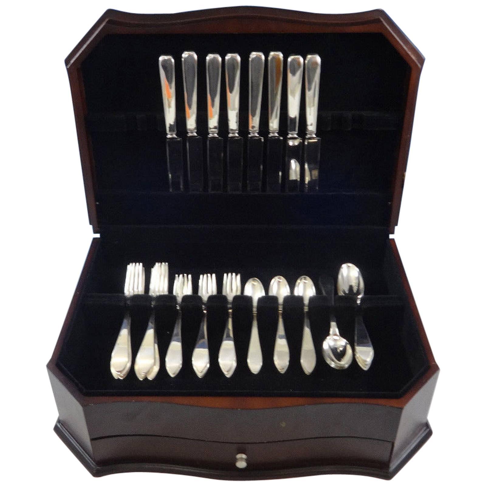 Queen Anne by Tiffany & Co. Sterling Silver Service for 8 Flatware Set 42 Pcs