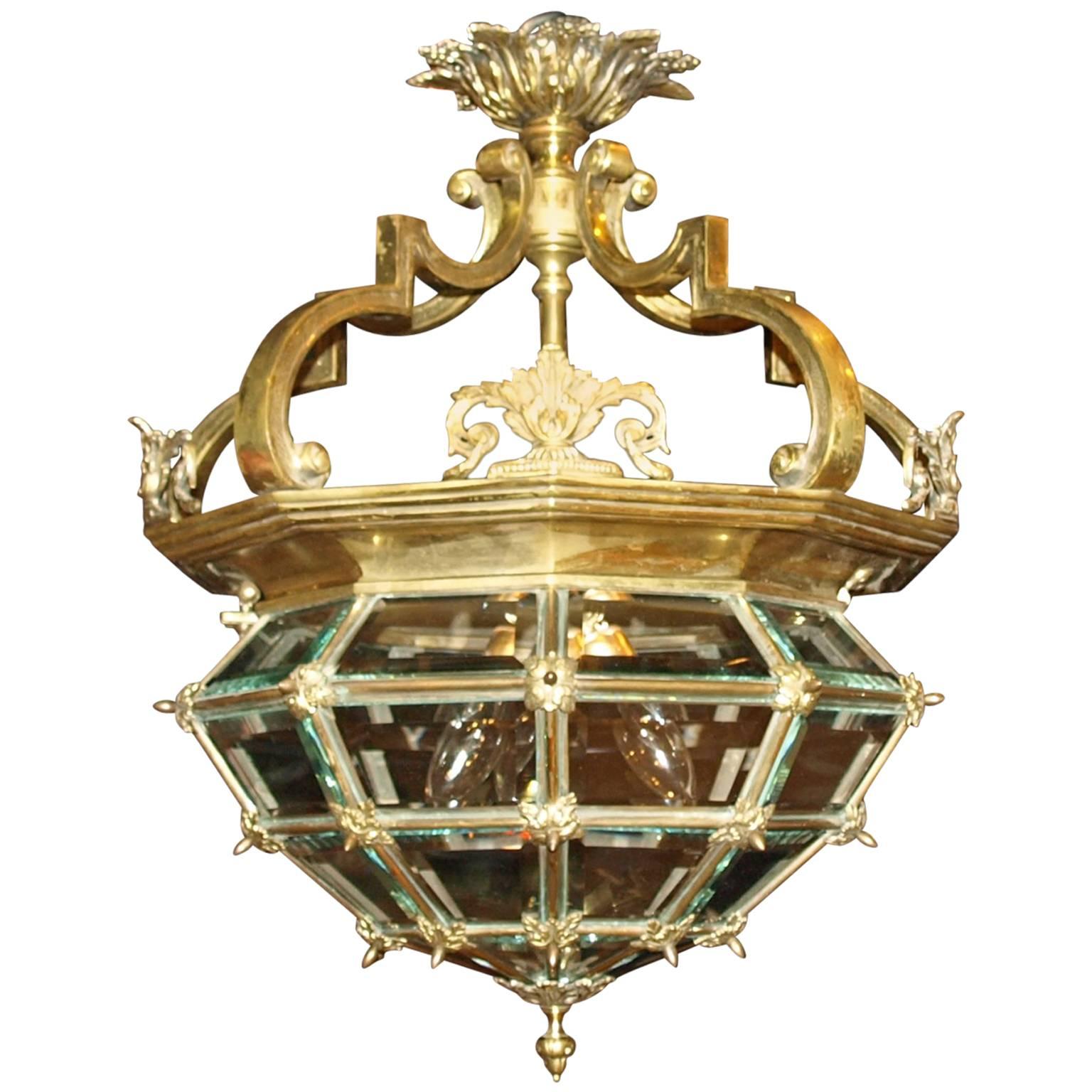 Ancien Plafonnier Chandelier électrique – Made In France – Vintage Déco