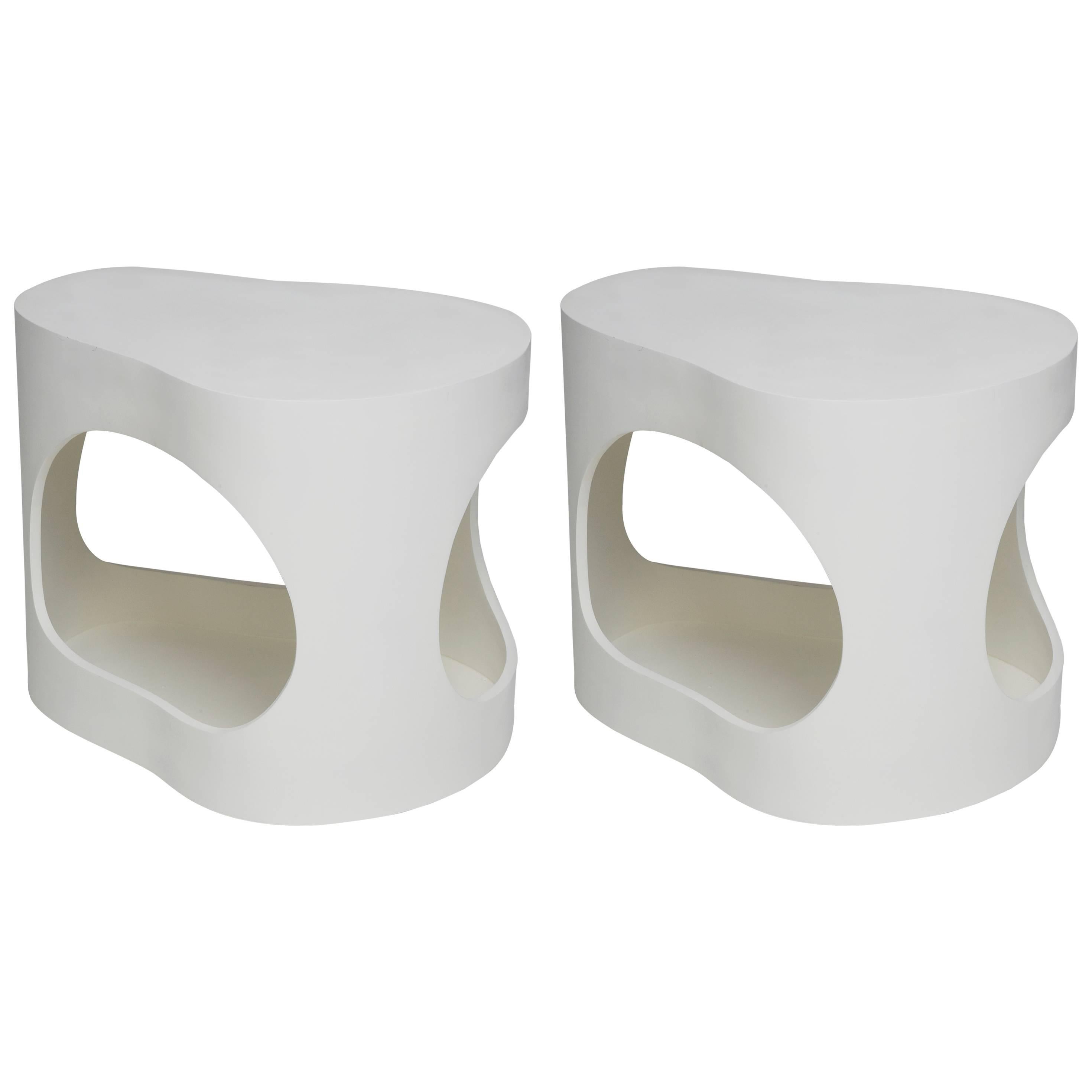 Pair of Cloud Side Tables by Jacques Jarrige, 2015 For Sale