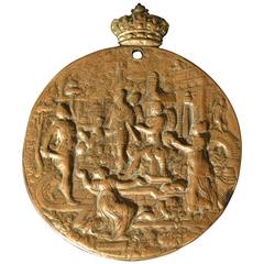 Early 18th Century Brass Plaque of the Massacre of the Innocents