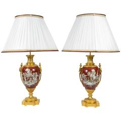Pair of Porcelain Tables Lamps 11
