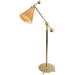 Amazing Floor Lamp Production Erzgiesserei A.G., Vienna, 1935 8