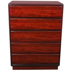 Brouer of Denmark Rosewood High Chest of Drawers