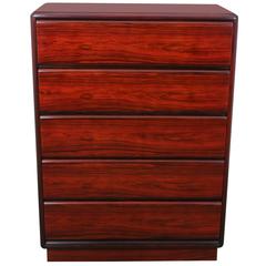 Brouer of Denmark Rosewood High Chest of Drawers