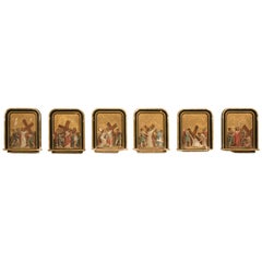 French Antique Stations of the Cross