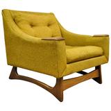 Mid Century Modern Sculpted Club or Lounge Chair attr, to Adrian Pearsall