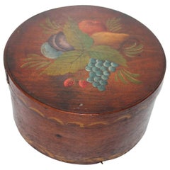 19th Century Original Painted Therom Style Pantry Box