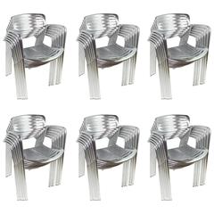 Set of 10 Jorge Pensi "Toledo" Chairs for Amat
