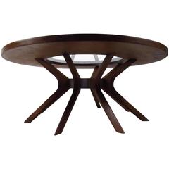 Used Mid-Century Modern Broyhill Brasilia Cathedral Coffee Table