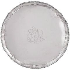 George III Salver of Sterling Silver, circa 1777