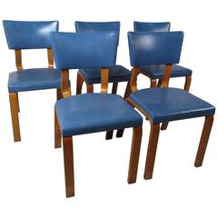Vintage Midcentury Set of Bentwood Dining Chairs by Thonet