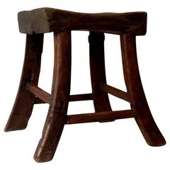 Antique Saber-Leg Qing Dynasty Stool 6