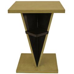 French Art Deco End Table Attributed to Jean Dunand 12