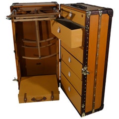 Louis Vuitton Wardrobe Trunk in Orange Vuitonitte