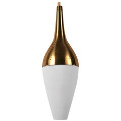 Brass and Glass Pendant 3
