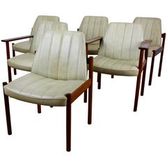 Mid-Century Modern Design Rosewood Dinning Chairs by Sven Ivar Dysthe for Mobler