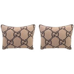 One Gucci Cashmere Throw Pillow