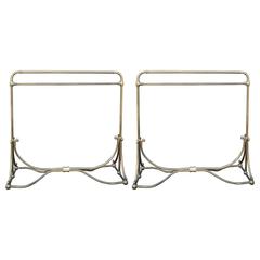 End of 19th Century Clothes Rack, Brass and Bronze