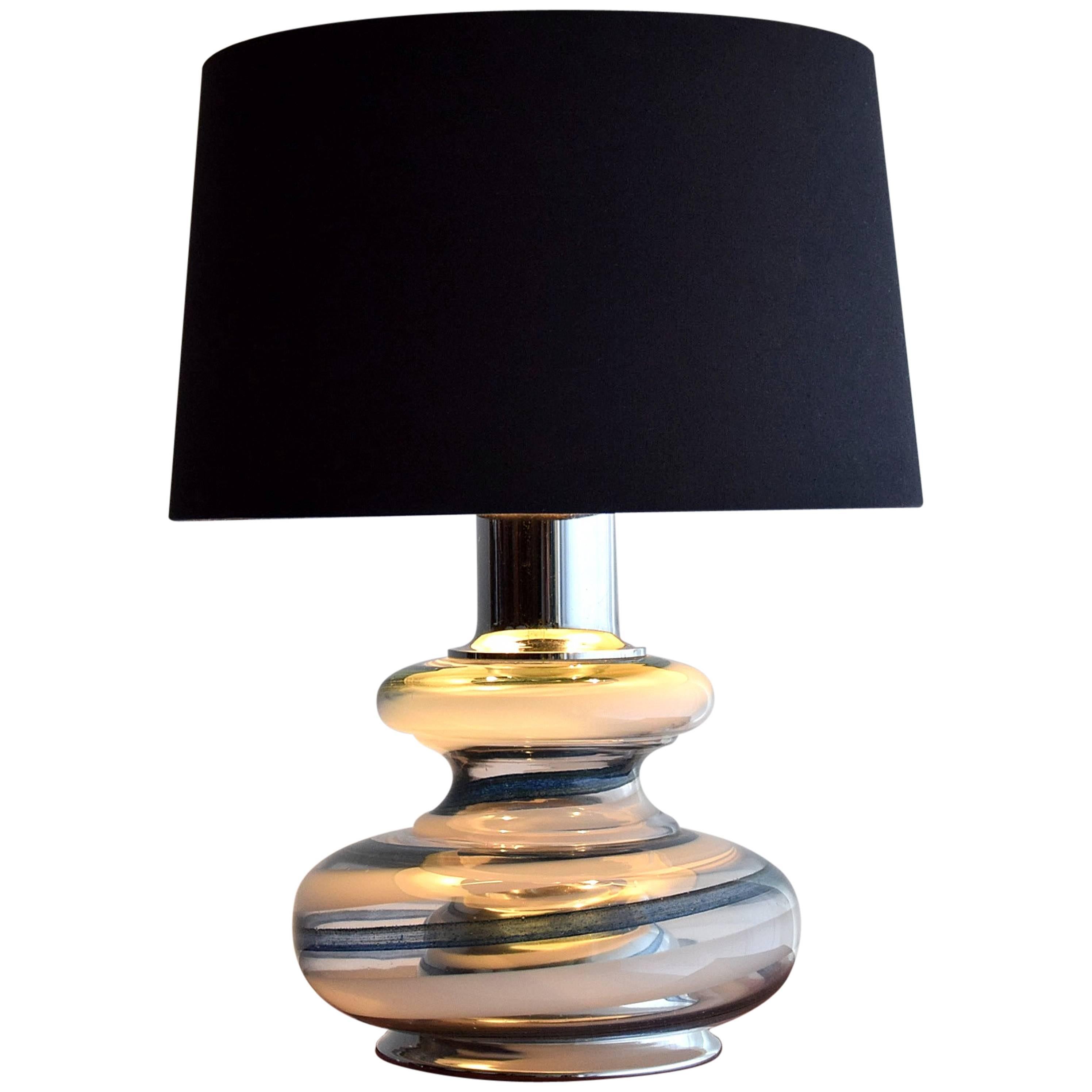 Handblown 1970s Table Lamp by BD Lumica, Barcelona For Sale