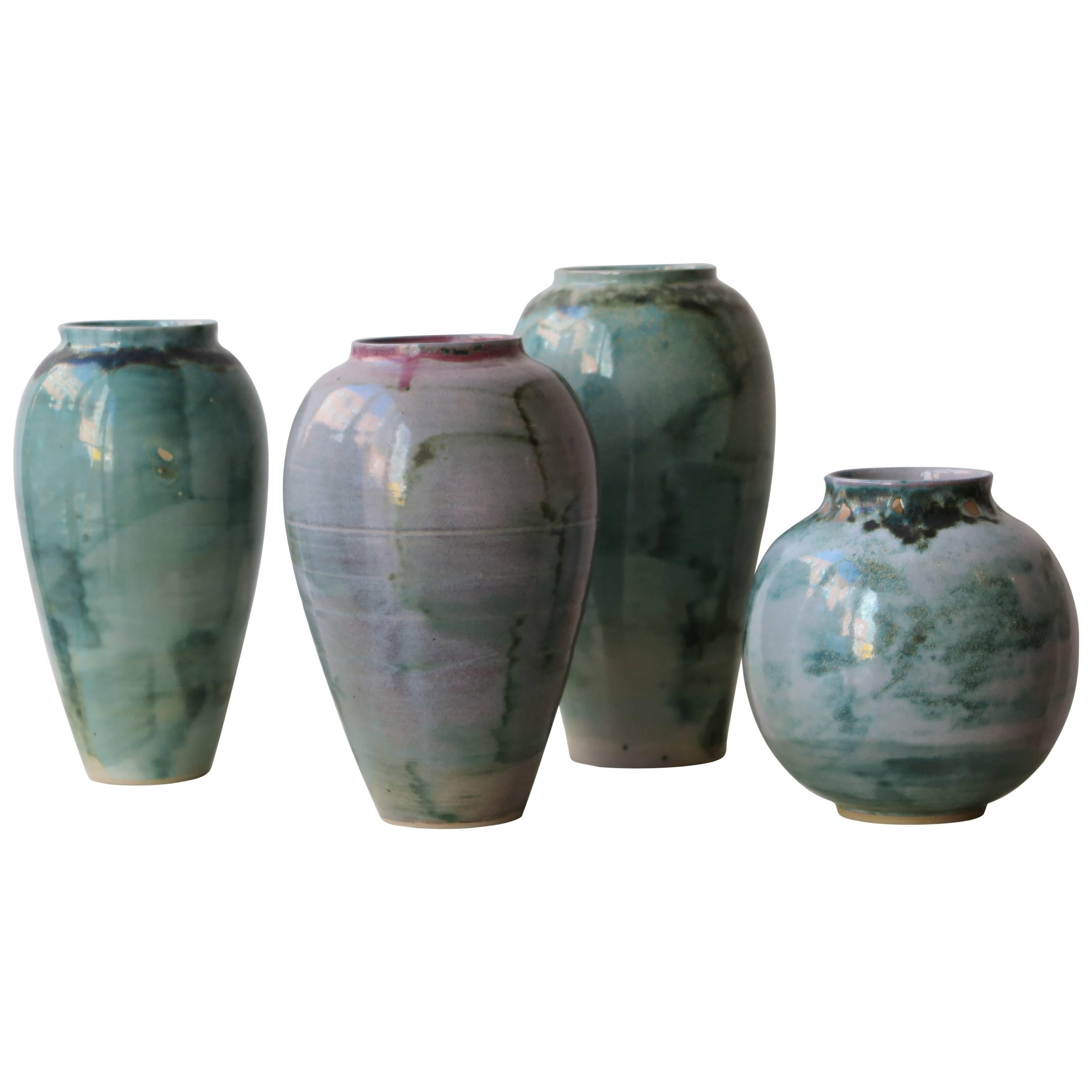 Collection of Vases by Christiane Perrochon