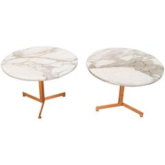Marble-Top Stendig Tables by Hans Eichenberger