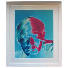 Andy Warhol 1968 Portrait by Philippe Halsman