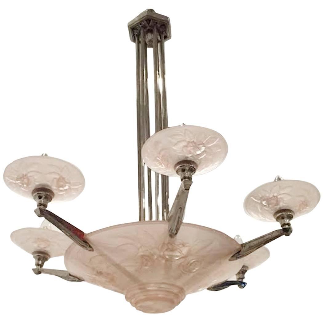 Afbeeldingsresultaat voor art deco Muller Luneville chandelier